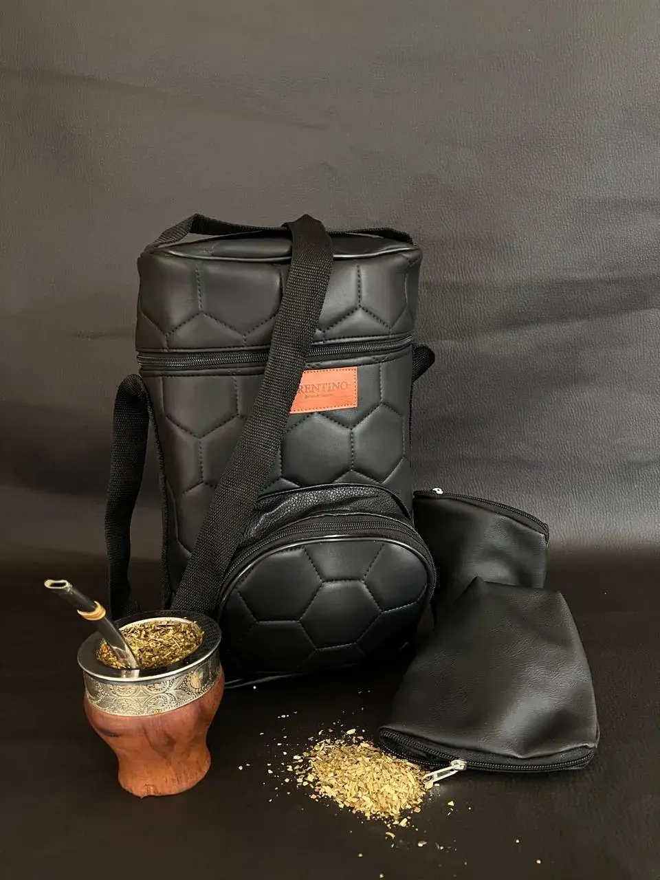 Bolso matero cuero sintetico