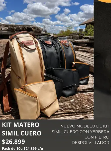 Kit Matero Símil Cuero